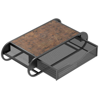 Coffee Pod Holder Rack, Coffee Pod K Cups Holder Organizer, Under Cabinet Pod Holder with Sliding Drawer For Coffee Station Bar Storage Desk Oganization