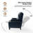 Anre Genuine Leather Recliners with Nailhead Trim-1543531484