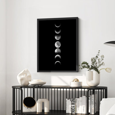 Illustration de petits amateurs de ciel de nuit noir et blanc