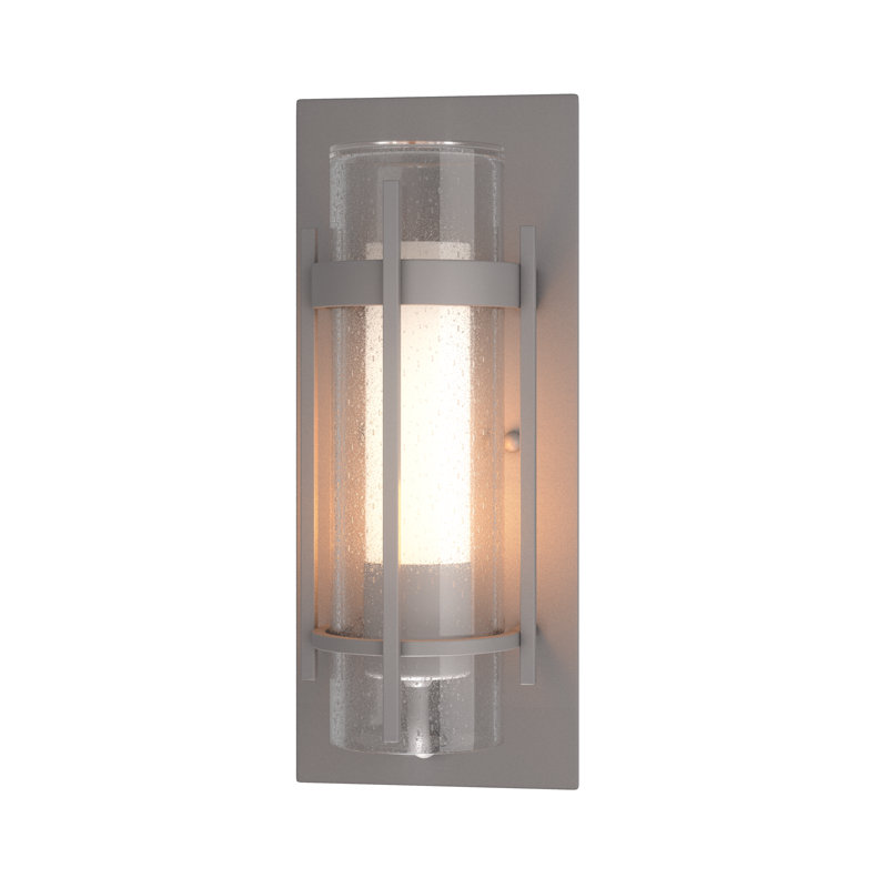 Torch Outdoor Flush Mount, Burnished Steel, 12" H x 5" W x 4.2" D