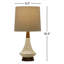 Lampe de table 22 po Chiya