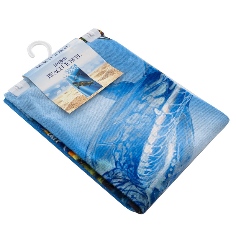 Serviette de plage 30 pi x 60 po Sea Turtle Swim