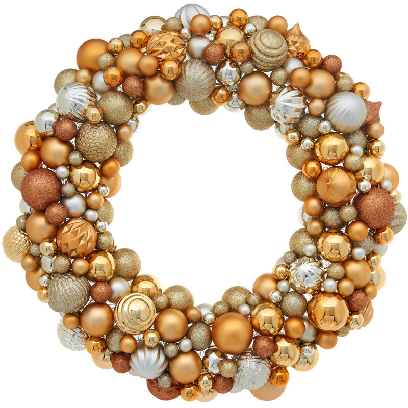 60cm Wreath, Gold