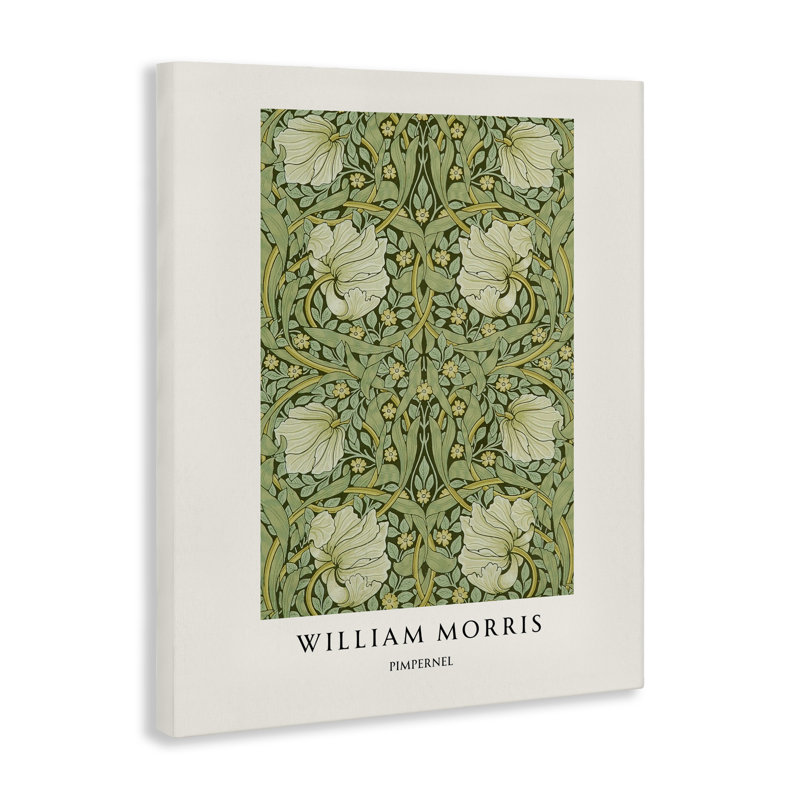 William Pimpernel Canvas symétrique, design par Vintage Hustle, H 48 po x l 36 po