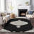 Riven Black Washable Indoor-Outdoor Rug - -943994252