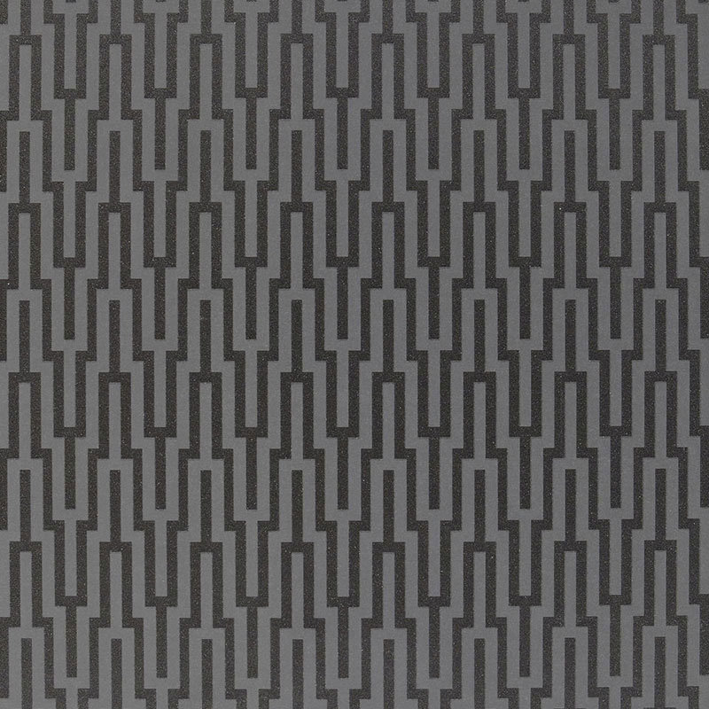 Papier peint Metropolitan Fret, Perle noire