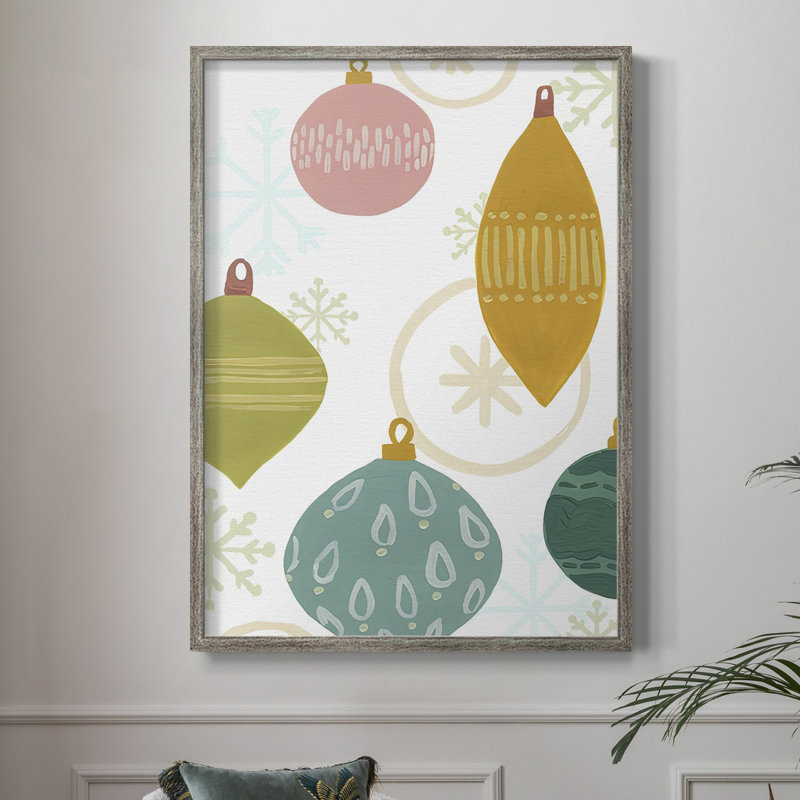 Collection Modern Holiday, reproduction encadrée B - bois massif