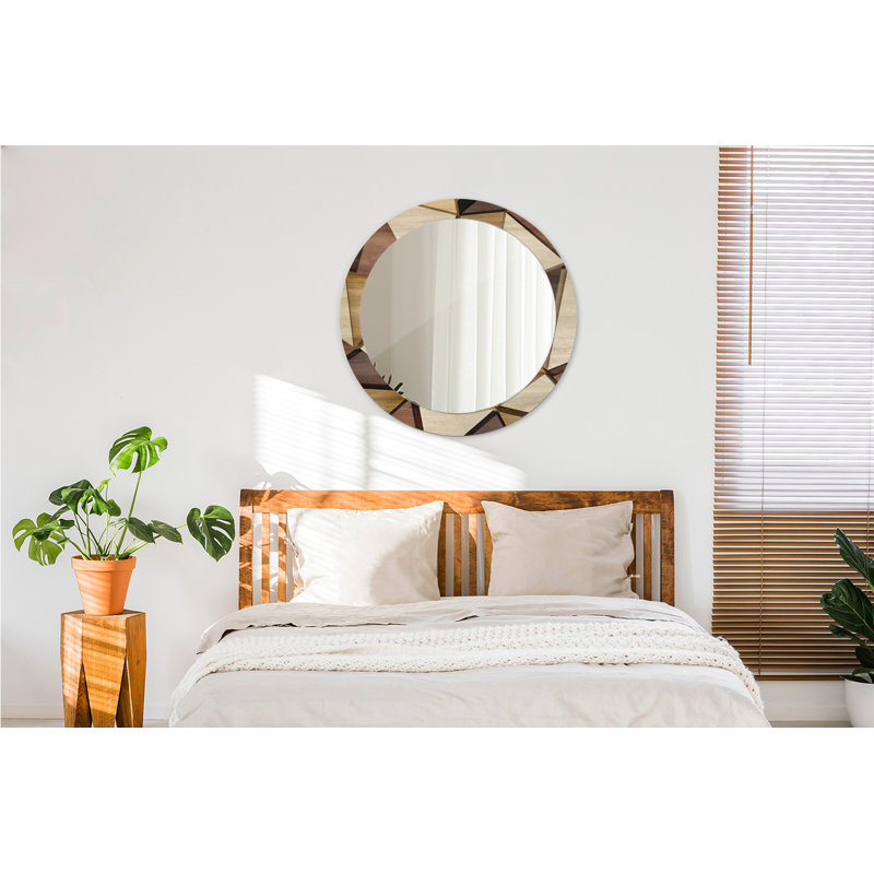 Huldar Glass Flat Wall Mirror