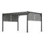 3.95m x 2.95m Steel Pergola-1949724331