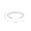 Ballyrashane Glass Flush Mount-10960173