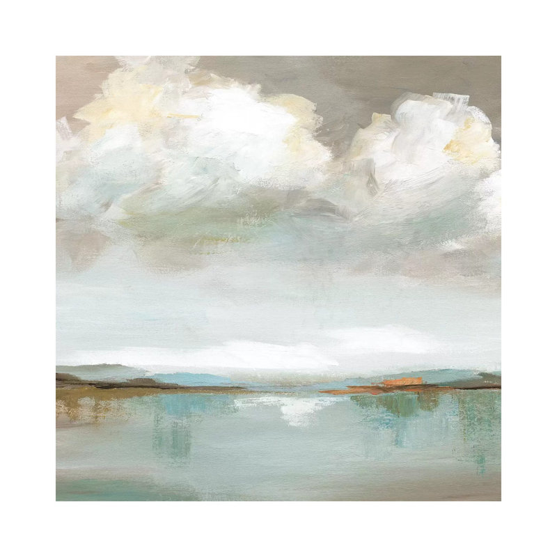 «Big Sky» par Nan - reproduction d'art sur toile tendue, H 12 po x l 12 po x P 0,75 po
