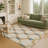 Machine Washable Indoor/Outdoor Chantille ACN2343 Lattice Rug-1007973641