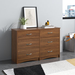 Alexxander 6 Drawer 47.56" W Dresser