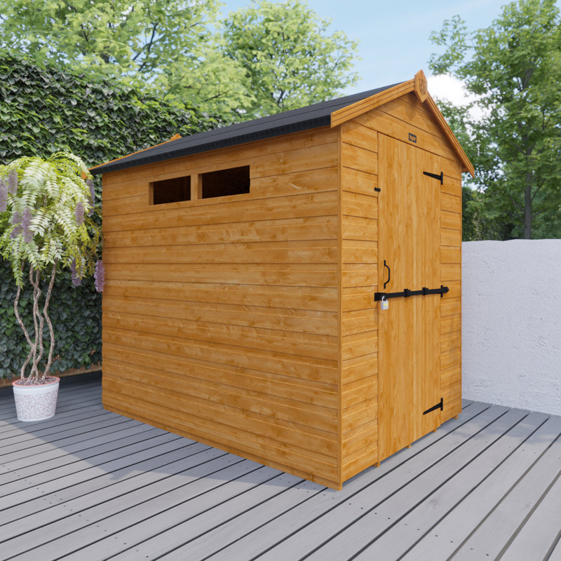 Tiger 5 Ft. W x 7 Ft. D Tongue and Groove Apex Wooden Shed