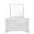 SHAKER METALLIC WHITE MIRROR (INCLUDES MIRROR ONLY)