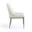 Chaise d'appoint rembourrée en métal Durrant-125907577