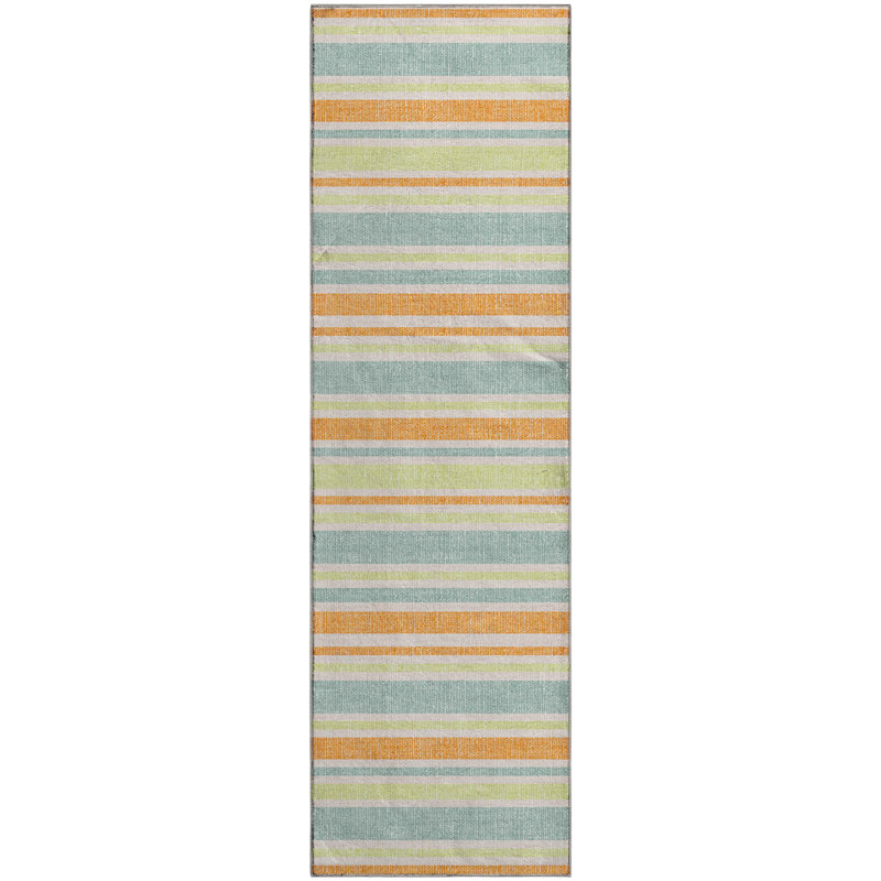 Premium Machine Washable Mayfield AMF531OR, Runner 2'3" x 7'6"