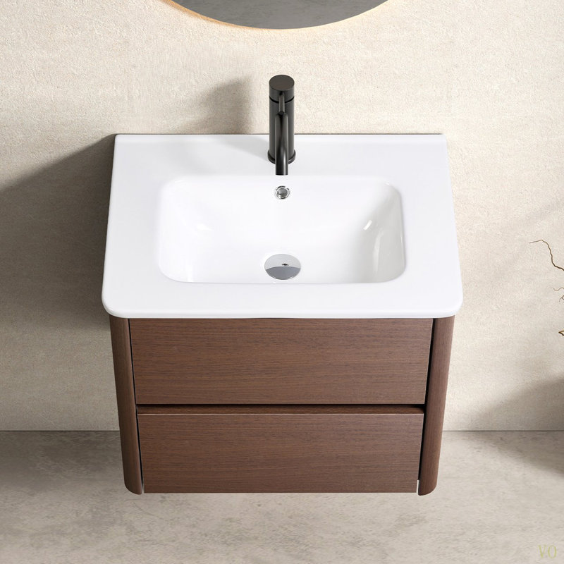 Ensemble de meuble-lavabo mural 24 po avec tiroir