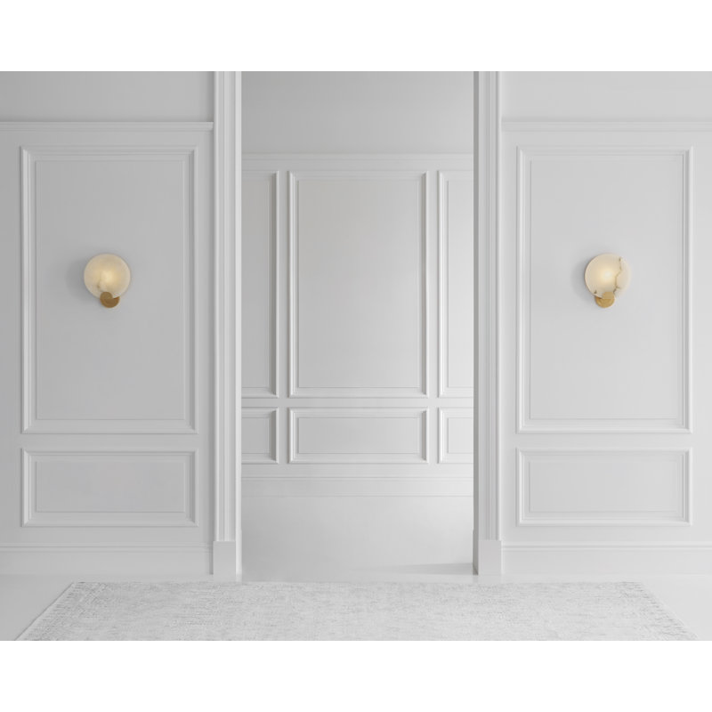 AERIN Iveala Single Sconce, Hand-Rubbed Antique Brass