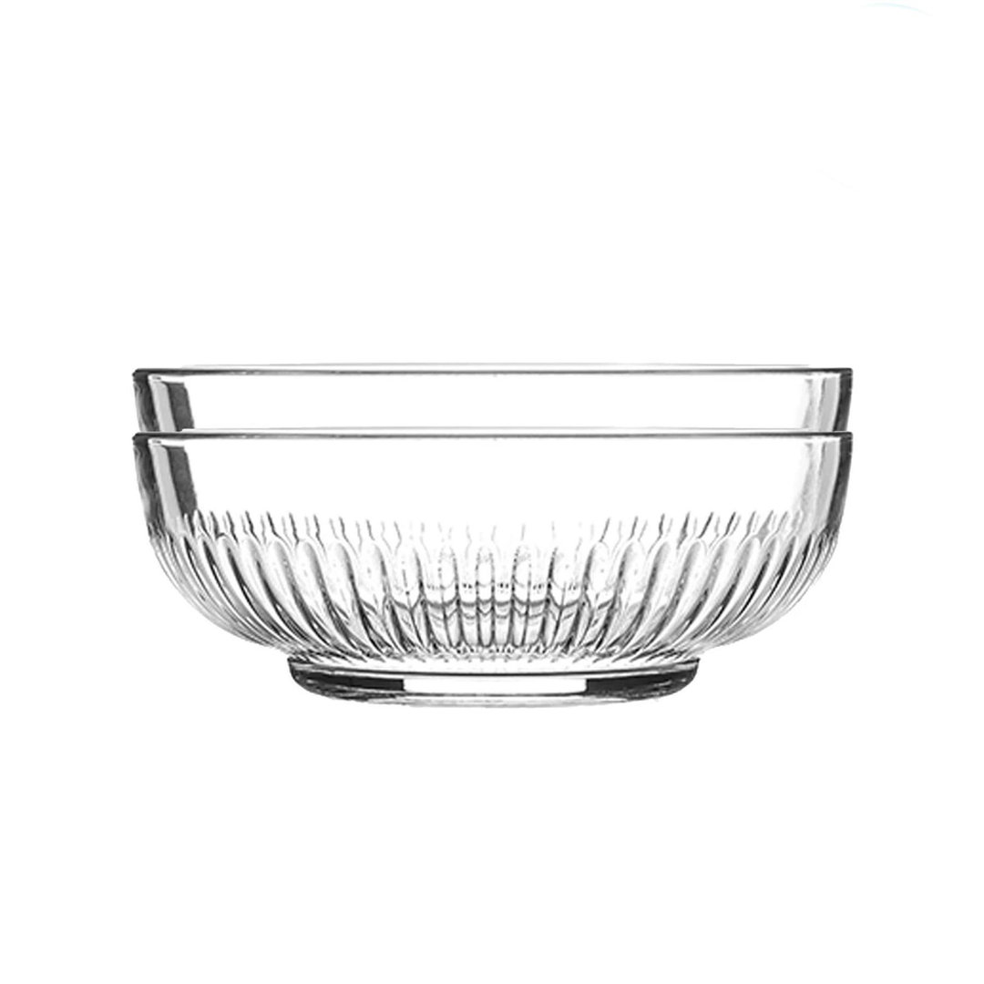 Argon Tableware - Campana Glass Serving Bowls - 17cm - Clear