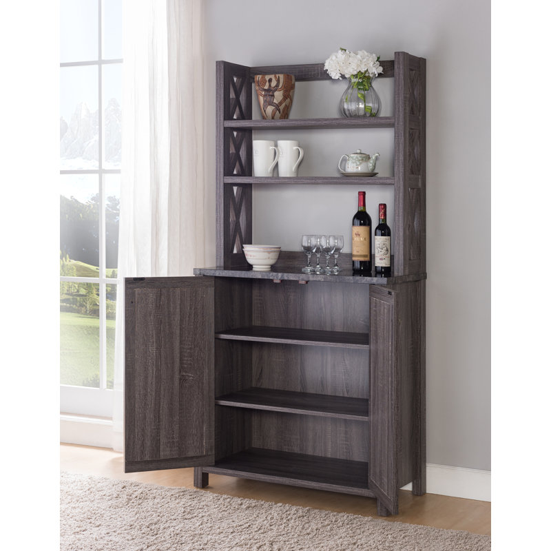 Bloomberg 163cm Kitchen Pantry, Distressed Grey