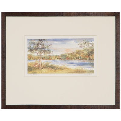 Grassy Riverbank Print