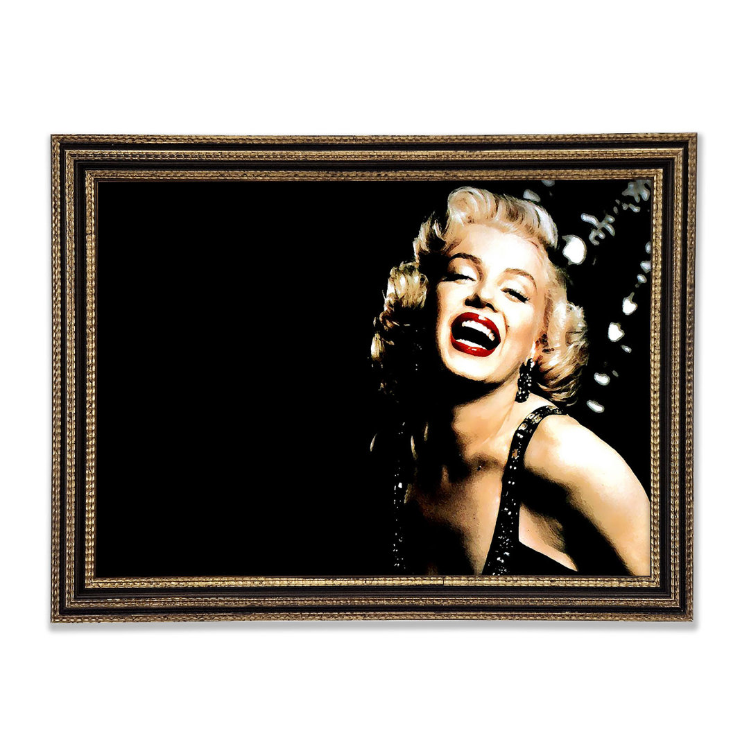 Marilyn Monroe Sparkle Gerahmter Druck