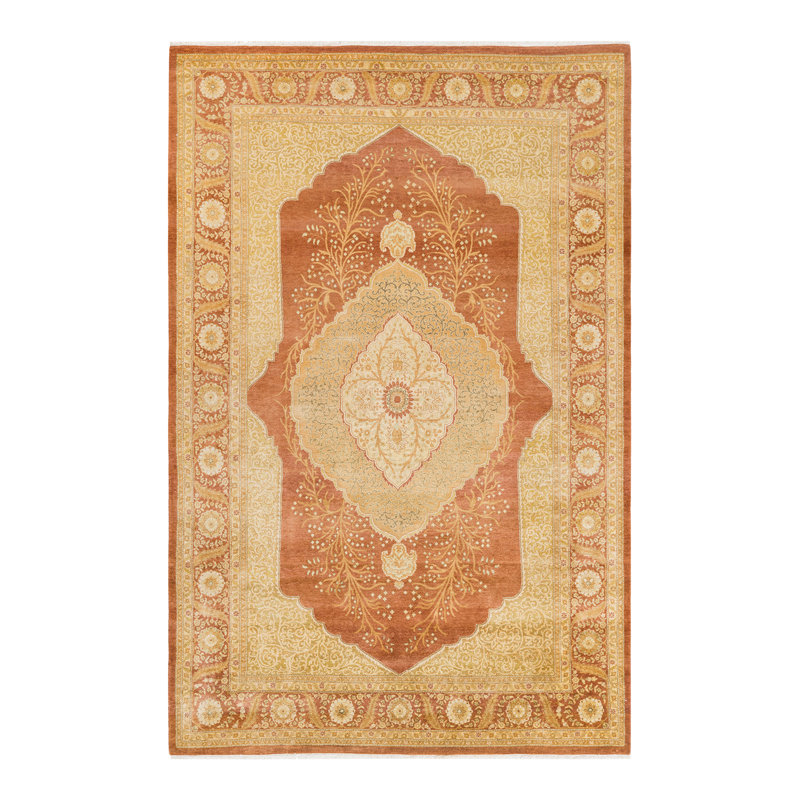 Classic One-of-a-Kind 6' 3" X 9' 6" Hand Knotted Area Rug