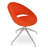 Crescent Metal Solid Back Side Chair-42291499