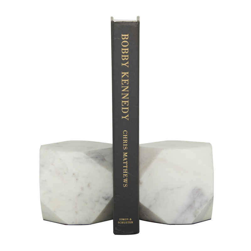 Serre-livres Lamaria, Blanc