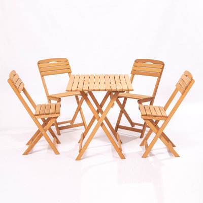 Maya 4 - Person Patio Dining Set with Rectangular Table