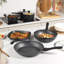 Sirstins 3 - Piece Aluminum Cookware Set