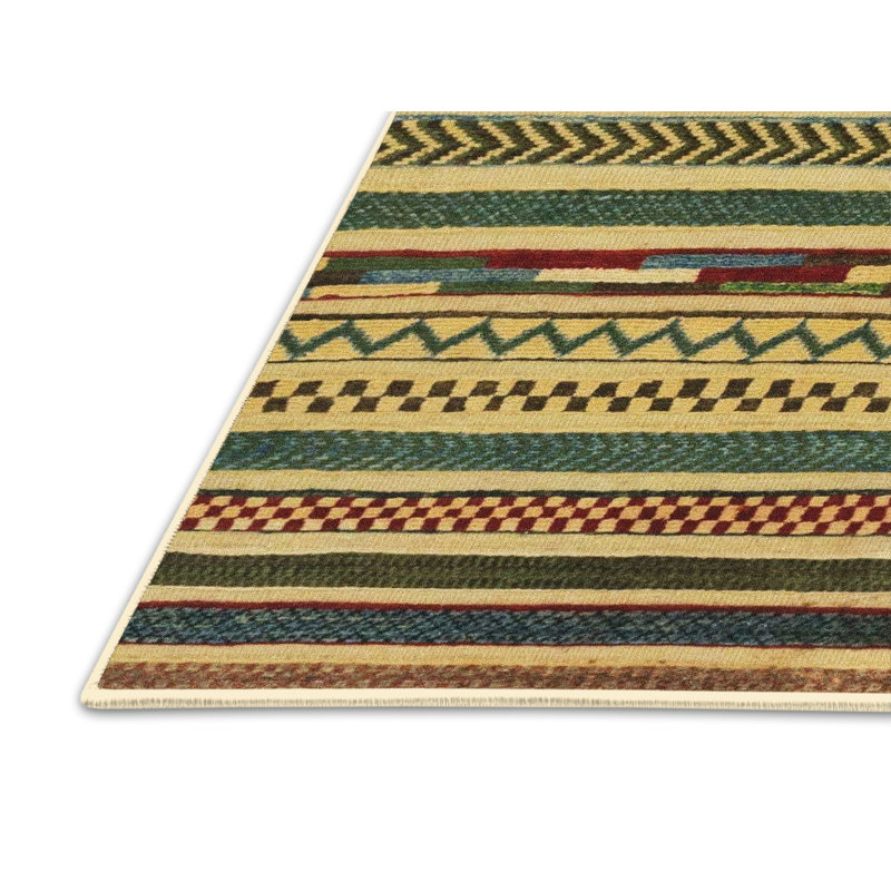 Abstract Indoor Rug, Runner 2' x 5'