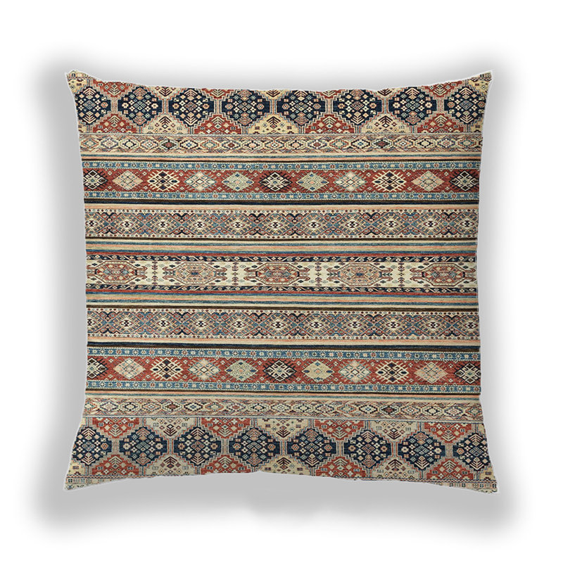 Coussin abstrait 2427, Microsuède
