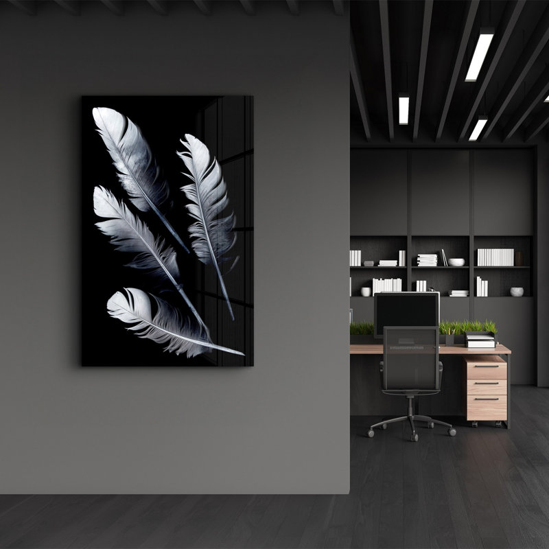 Peinture décorative en verre trempé