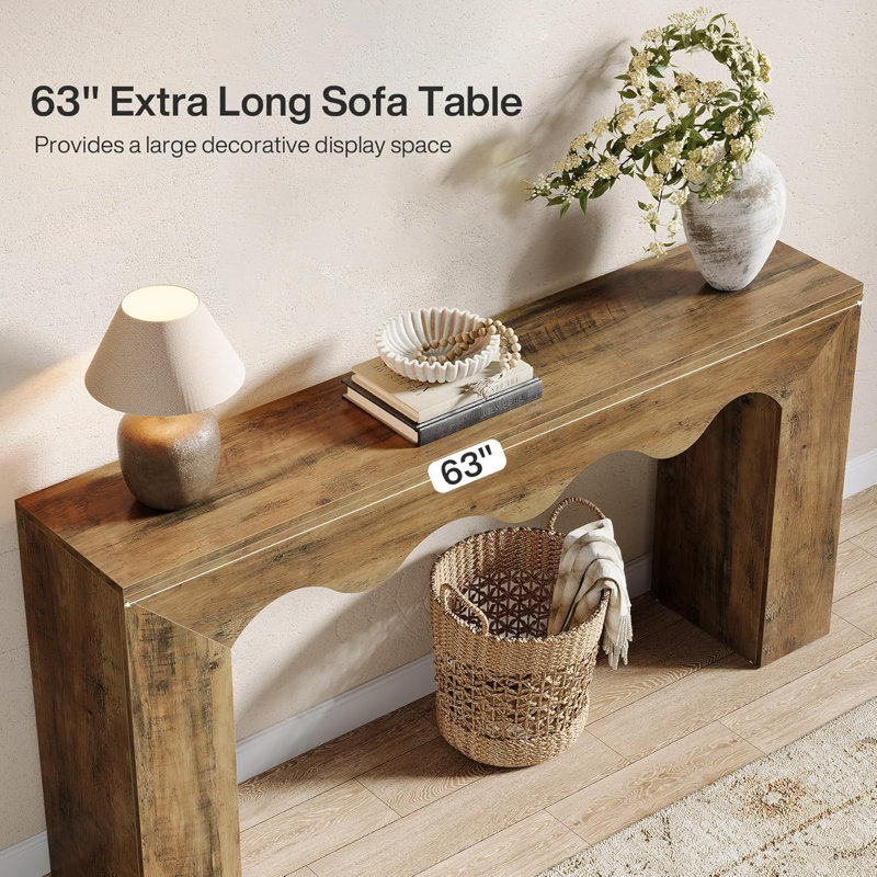 63" Farmhouse Console Table