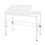 Bureau de dessin de table rectangulaire réglable au sol inclinable