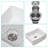 White Farmhouse Sink - 24 Inch White Kitchen Sink Ceramic Arch Edge Apron Front Single Bowl Farm Kitchen Sinks
