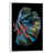 White Floater Framed