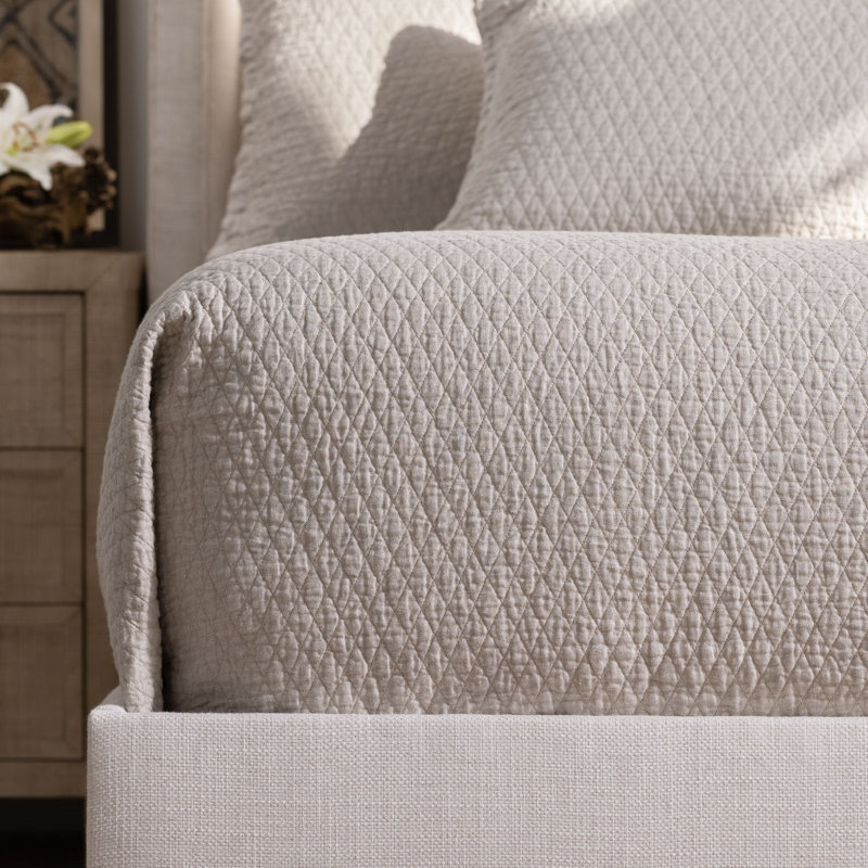 Dawn Luxe Coverlet, Beige, Queen