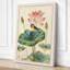 Lotus and Songbird Japandi - Wrapped Canvas-1160768030-1160768031