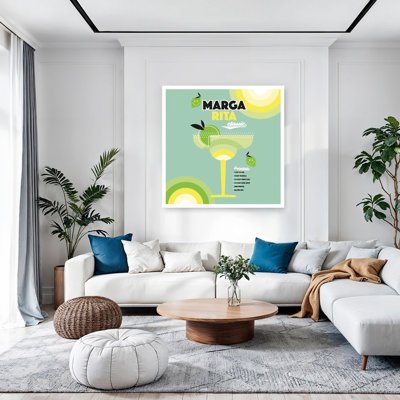 «Classic Margarita», impression d'art mural tropical classique
