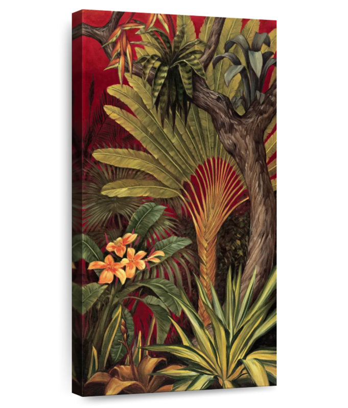 Bali Garden II, 30" H x 15" W