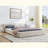 Upholstered Bed Frame with Thick Fabric-901659410