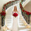 100 pièces de roses artificielles rouges en vrac, fausses roses en soie à longue tige pour des bouquets de mariage, des arrangements de centres de table, des décorations de la Saint-Valentin