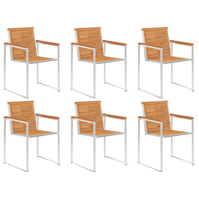 Azka Stackable Outdoor Patio Dining Armchair