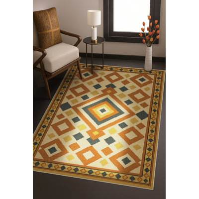 Tapis tissé crème Mosso