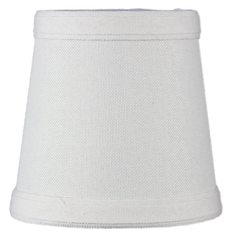 4'' H Linen Bell Candelabra Shade