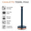 Tower Cavaletto Towel Pole Kitchen Roll Holder-51050375