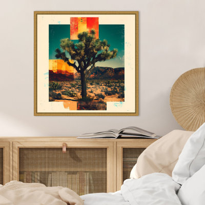 «Bold Joshua Tree» par Walker Noble, reproduction d'art sur toile encadrée